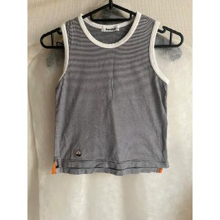 プチバトー(PETIT BATEAU)の新品✨ファミリア マリンボーダー130cm タンクトップ ランニングシャツ(Tシャツ/カットソー)