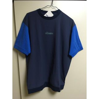 エレッセ(ellesse)の新品タグ付き！エレッセ 切り替えロゴtシャツ(Tシャツ/カットソー(半袖/袖なし))