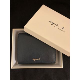 アニエスベー(agnes b.)のたっぷりカード収納　シンプル　二つ折り財布(財布)