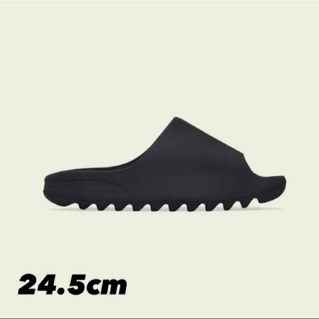 adidas(アディダス)の24.5 adidas YEEZY Slide Onyx black サンダル メンズの靴/シューズ(サンダル)の商品写真