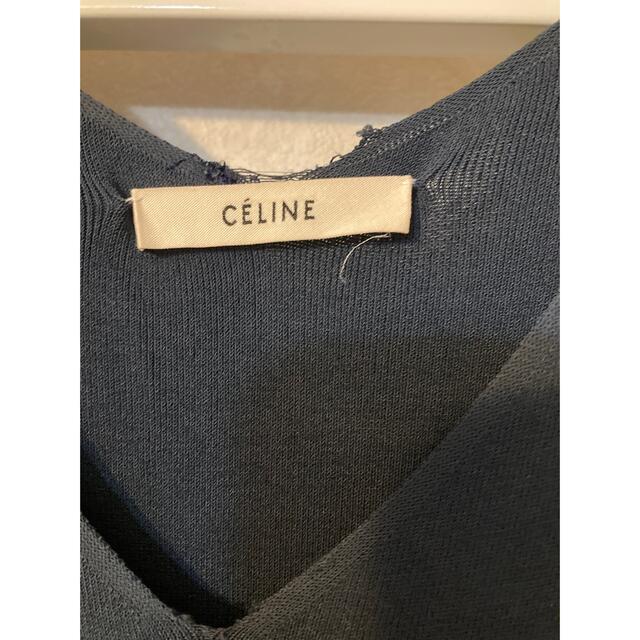 celine(セリーヌ)のセリーヌ　ワンピース　ノースリーブ レディースのワンピース(ひざ丈ワンピース)の商品写真