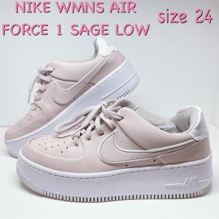 ナイキ(NIKE)のNIKE ナイキ AIR FORCE 1 エアフォース1 セージ ロー ピンク(スニーカー)