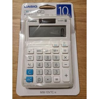 カシオ(CASIO)の電卓　カシオ　10桁　MW-10VTC(OA機器)