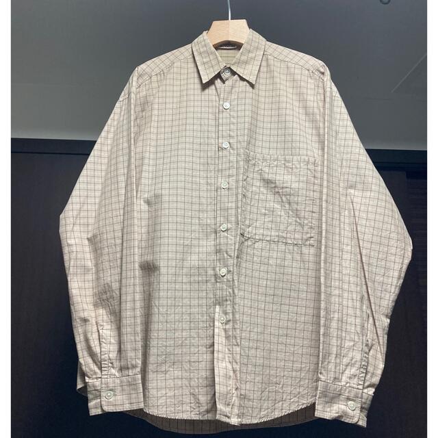 AURALEE(オーラリー)のAURALEE WASHED FINX TWILL BIG SHIRT シャツ メンズのトップス(シャツ)の商品写真