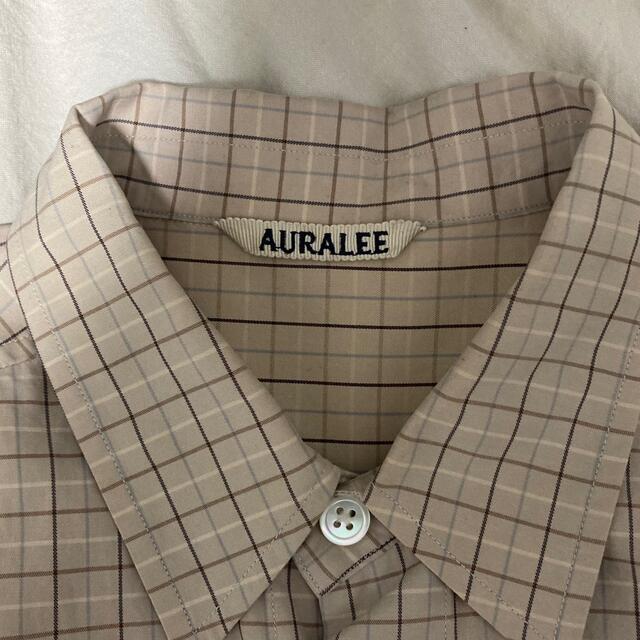 AURALEE(オーラリー)のAURALEE WASHED FINX TWILL BIG SHIRT シャツ メンズのトップス(シャツ)の商品写真