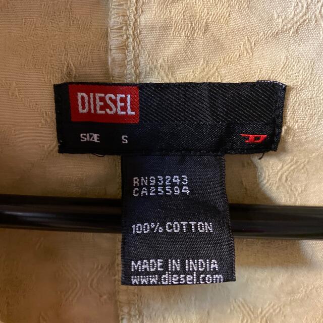 DIESEL(ディーゼル)のDIESEL  ディーゼル むら染 シャツ カーキ レディースS レディースのトップス(シャツ/ブラウス(長袖/七分))の商品写真