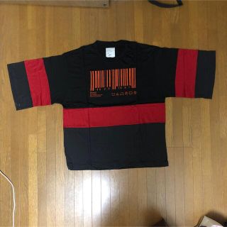 シャリーフ(SHAREEF)のSHAREEF シャリーフ ビッグTシャツ 七分丈 バーコード(Tシャツ/カットソー(七分/長袖))