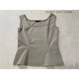 フォクシー(FOXEY)のFOXEY NEW YORK フォクシーニューヨーク　タンクトップ(シャツ/ブラウス(半袖/袖なし))