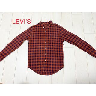 リーバイス(Levi's)のリーバイス LEVI’S チェックシャツ シャツ ブラウン 茶色 S メンズ(シャツ)