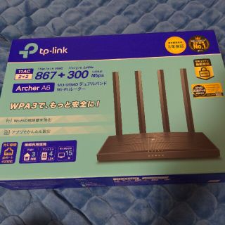 Wi-Fiルーター　tp-link　Archer A6　　中古(PC周辺機器)