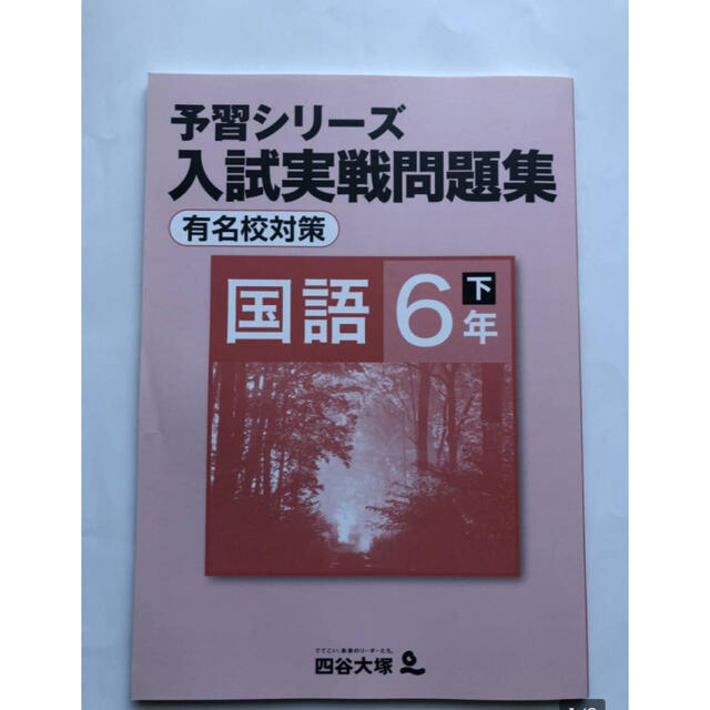 H02 四谷大塚 予習シリーズ 入試実戦問題集 有名校対策　国語　６年 下  エンタメ/ホビーの本(語学/参考書)の商品写真