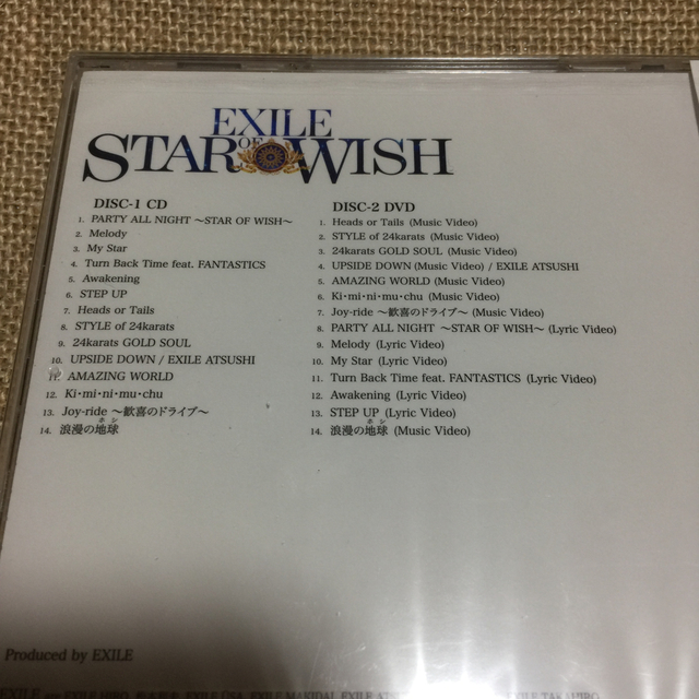 STAR OF WISH（DVD付）miki様専用です！ エンタメ/ホビーのCD(ポップス/ロック(邦楽))の商品写真