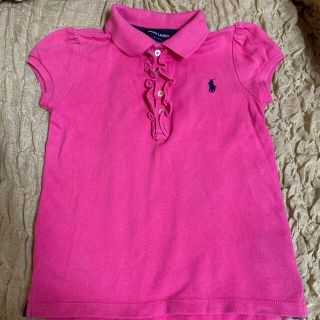 ラルフローレン(Ralph Lauren)の女の子Ralph Lauren ポロシャツピンク　110か120(Tシャツ/カットソー)