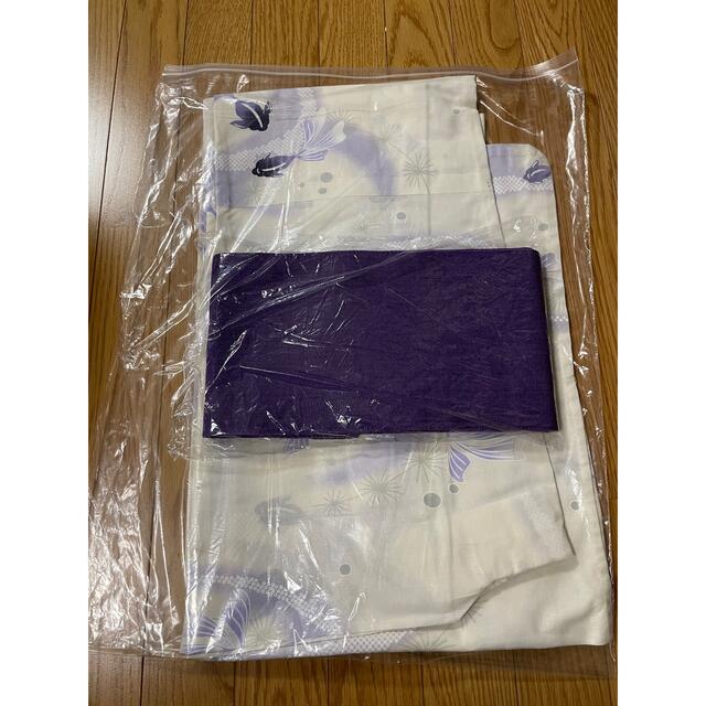 浴衣　金魚　紫 レディースの水着/浴衣(浴衣)の商品写真