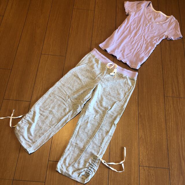 パジャマ　セットアップ　ルームウェア　ティシャツ　ヨザウェア　ジョギング　ジム | フリマアプリ ラクマ