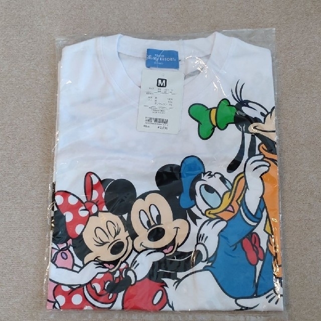 Disney(ディズニー)のディズニー ベスティーズ ホワイト Tシャツ Mサイズ 新品未使用 レディースのトップス(Tシャツ(半袖/袖なし))の商品写真