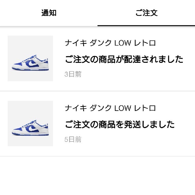 NIKE(ナイキ)のNIKE DUNK LOW RETRO Racer Blue and White メンズの靴/シューズ(スニーカー)の商品写真