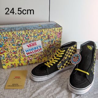 ヴァンズ(VANS)の新品 US企画 VANS×WALDO ウォーリーを探せ スケハイ 未使用 バンズ(スニーカー)