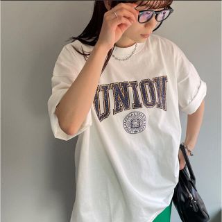 ディスコート(Discoat)のDiscoat　サークルカレッジロゴ半袖Tシャツ(Tシャツ/カットソー(半袖/袖なし))