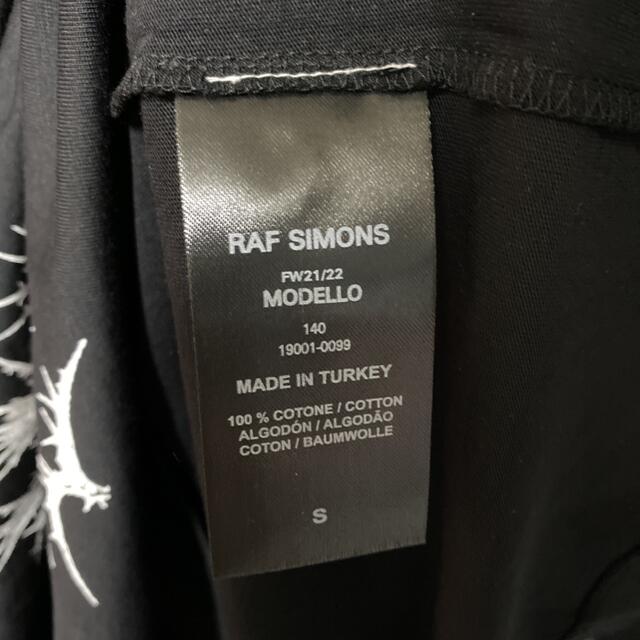 シャツ】 RAF SIMONS - RAF SIMONS オーバーサイズプリントTシャツの