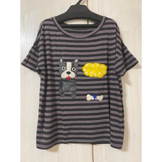 フランシュリッペ(franche lippee)のフランシュリッペ・わんこボーダーT(Tシャツ(半袖/袖なし))