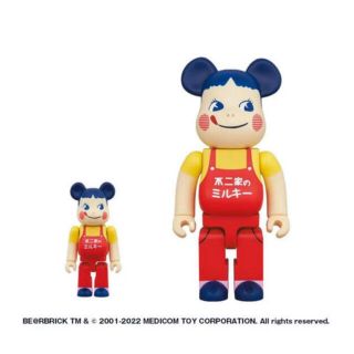 BE＠RBRICK ホーロー看板 ペコちゃん 100％ & 400％(その他)