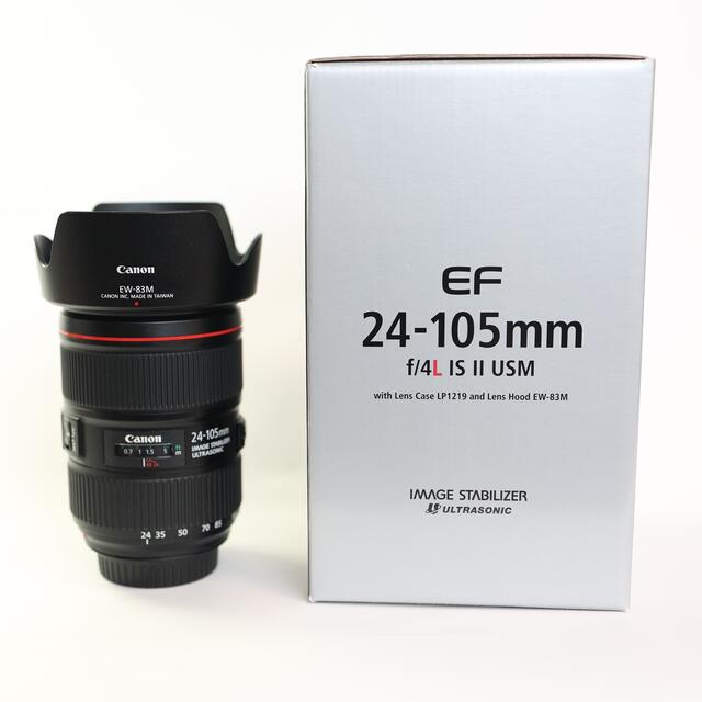 【期間限定お試し価格】 f4L EF24-105mm 【中古】CANON - Canon IS USM Ⅱ レンズ(ズーム)