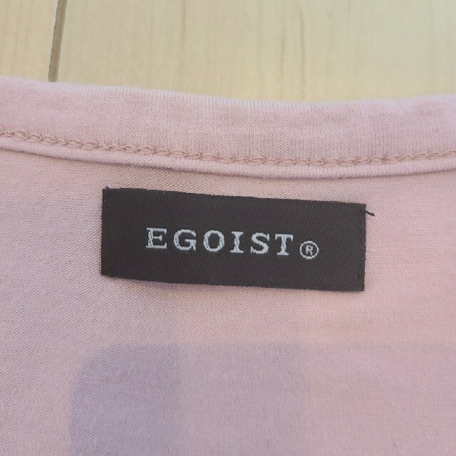 EGOIST(エゴイスト)のEGOIST　半袖Tシャツ ロゴ　ティシャツ　エゴイスト　ピンク レディースのトップス(Tシャツ(半袖/袖なし))の商品写真