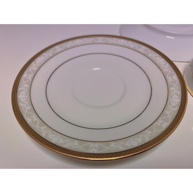 Noritake(ノリタケ)のノリタケ カップ&ソーサー 2客ハンプシャーゴールド インテリア/住まい/日用品のキッチン/食器(食器)の商品写真