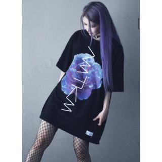 ミルクボーイ(MILKBOY)のアマツカミ 牡丹 S/S BIG Tシャツ　ブラック(Tシャツ(半袖/袖なし))