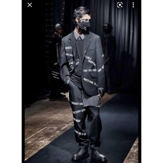 ヨウジヤマモト(Yohji Yamamoto)のyohji yamamoto 21aw メッセージJKT(テーラードジャケット)