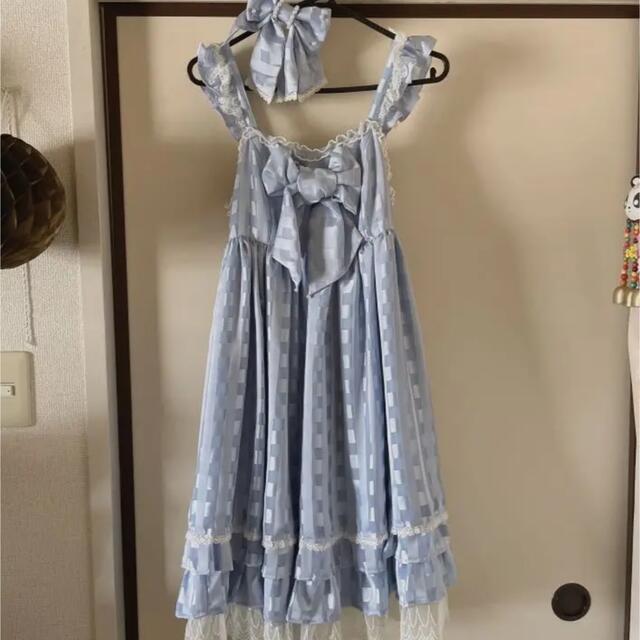 angelic pretty スフレドール JSK 水色