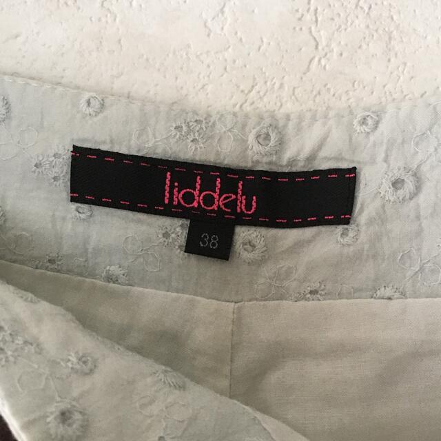 ショートパンツ フリル　アンティーク風　刺繍　liddelu レディースのパンツ(ショートパンツ)の商品写真