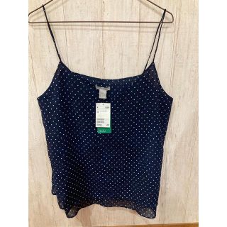 エイチアンドエム(H&M)の★【新品】H&M ドット柄キャミソール(キャミソール)