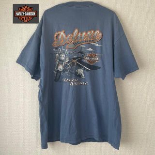 ハーレーダビッドソン(Harley Davidson)のHarley-Davidson tシャツ バイク ビッグサイズ vintage(Tシャツ/カットソー(半袖/袖なし))