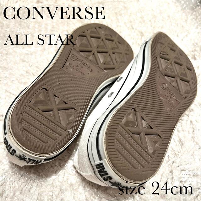 CONVERSE(コンバース)の⭐︎黒ライン⭐︎コンバース　オールスター　レディース　ローカット　スニーカー レディースの靴/シューズ(スニーカー)の商品写真