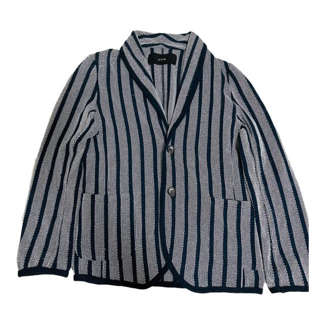 AKM(エイケイエム)のAKM 19SS SHAWL STRIPE 2B JKT ショールカラー メンズのジャケット/アウター(テーラードジャケット)の商品写真