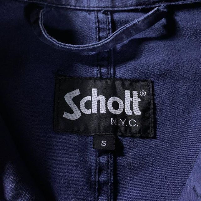 schott(ショット)のSchott ショット ミリタリージャケット ブルゾン ネイビー Sサイズ メンズのジャケット/アウター(ミリタリージャケット)の商品写真