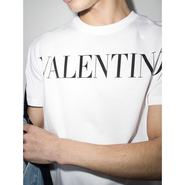 新品《 VALENTINO 》ヴァレンティノ プリント Tシャツ L ホワイト