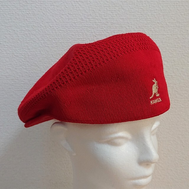 KANGOL(カンゴール)のM 美品 KANGOL TROPIC 504 VENTAIR ハンチング 赤 メンズの帽子(ハンチング/ベレー帽)の商品写真