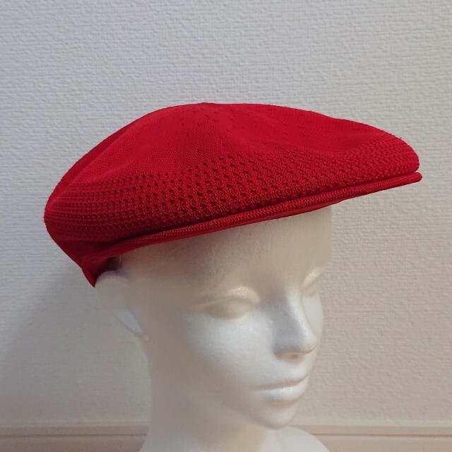 KANGOL(カンゴール)のM 美品 KANGOL TROPIC 504 VENTAIR ハンチング 赤 メンズの帽子(ハンチング/ベレー帽)の商品写真