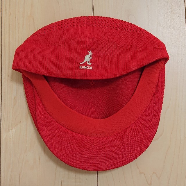 KANGOL(カンゴール)のM 美品 KANGOL TROPIC 504 VENTAIR ハンチング 赤 メンズの帽子(ハンチング/ベレー帽)の商品写真