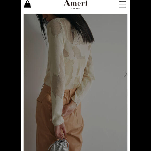 ameri vintage♡DEVORER SHEER KNIT 美品 完売品 | www