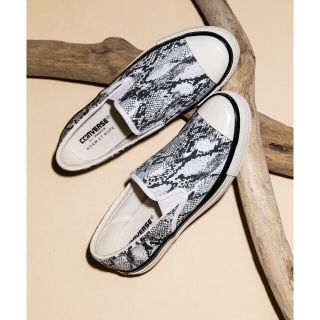 アダムエロぺ(Adam et Rope')の【グレー系（09）】【CONVERSE for ADAM ET ROPE'】EXCLUSIVE Python ALL STAR US SLIP-ON(スリッポン/モカシン)