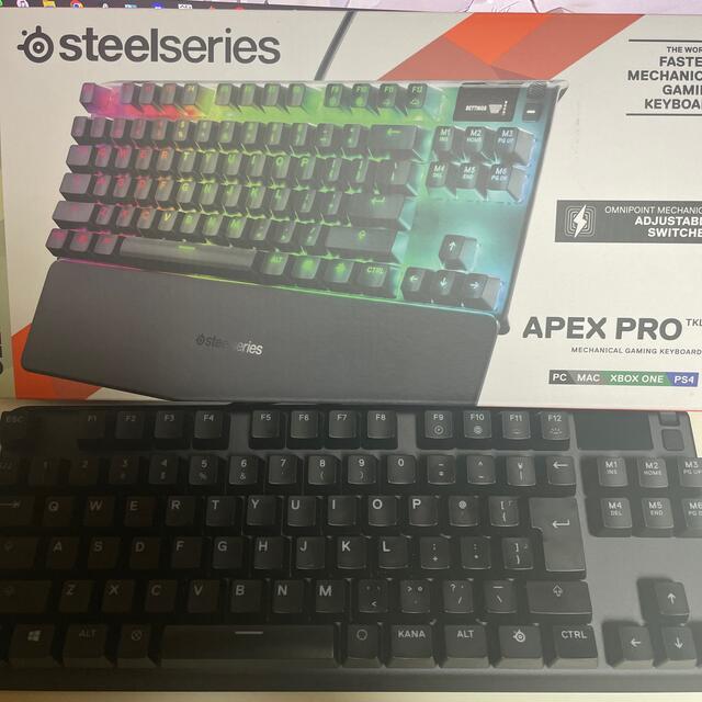 steelseries APEX PRO tkl 赤軸PC/タブレット