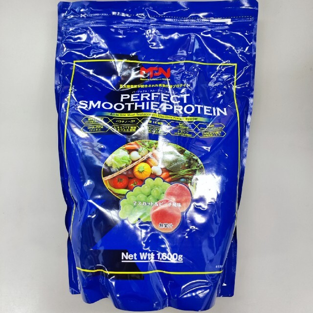 【未開封品】MPNパーフェクトスムージープロテイン マスカット&ピーチ1.6kg 食品/飲料/酒の健康食品(プロテイン)の商品写真