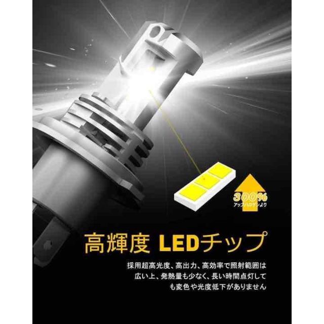  高輝度 高性能 高耐久 H4 LED ヘッドライト　b