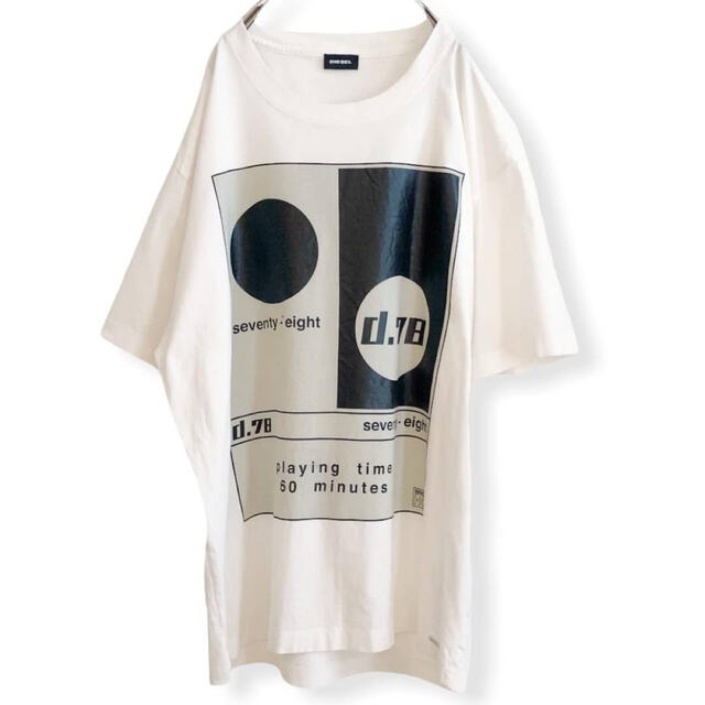 DIESEL(ディーゼル)のDIESEL ディーゼル 五分袖 ビッグシルエット ビッグプリントTシャツ メンズのトップス(Tシャツ/カットソー(半袖/袖なし))の商品写真