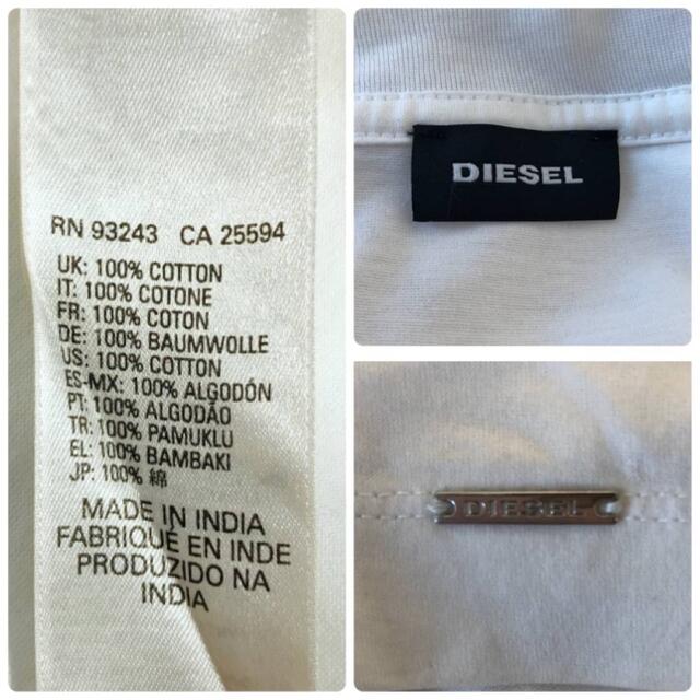 DIESEL(ディーゼル)のDIESEL ディーゼル 五分袖 ビッグシルエット ビッグプリントTシャツ メンズのトップス(Tシャツ/カットソー(半袖/袖なし))の商品写真