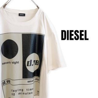 ディーゼル(DIESEL)のDIESEL ディーゼル 五分袖 ビッグシルエット ビッグプリントTシャツ(Tシャツ/カットソー(半袖/袖なし))